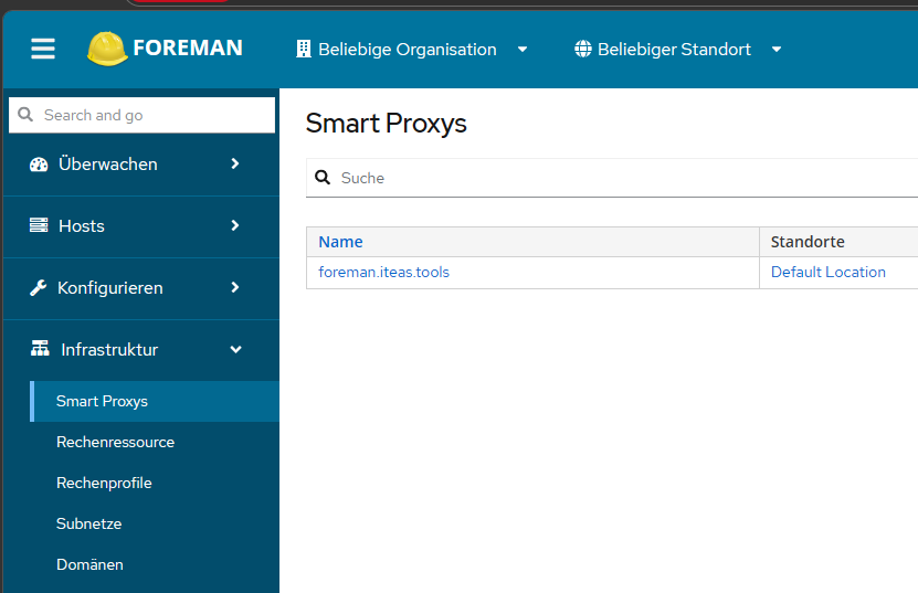 Smart-Proxys-Navigation im Foreman-Sidebar